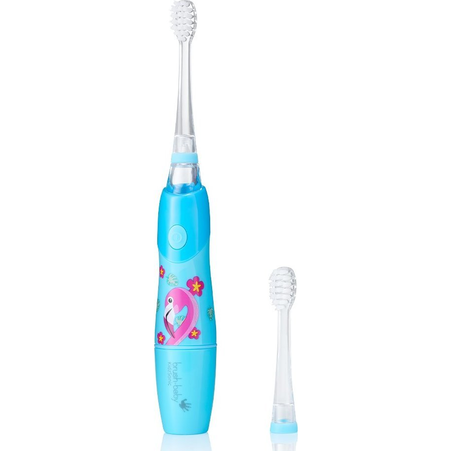 Szczoteczka Brush-baby KIDZSONIC FLAMINGO Niebieska (5060178102895)