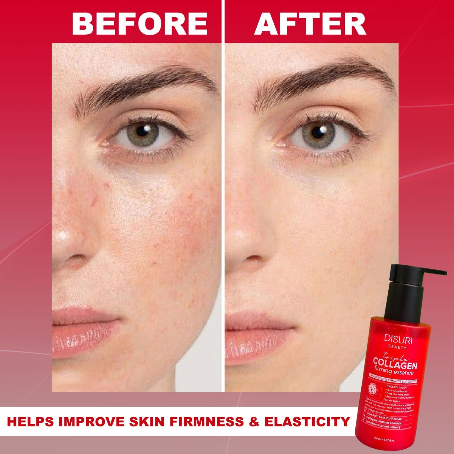 Triple Collagen Firming Essence – Anti-Aging, 5.07 oz | DISURI Beauty