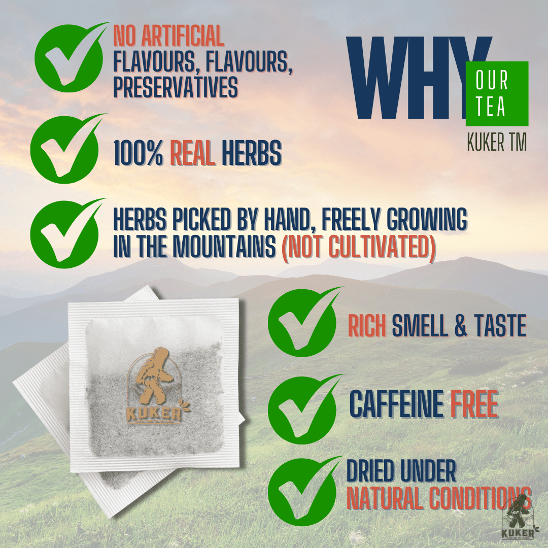 KUKER® Men's Tea 20 Tea Bags | 40g