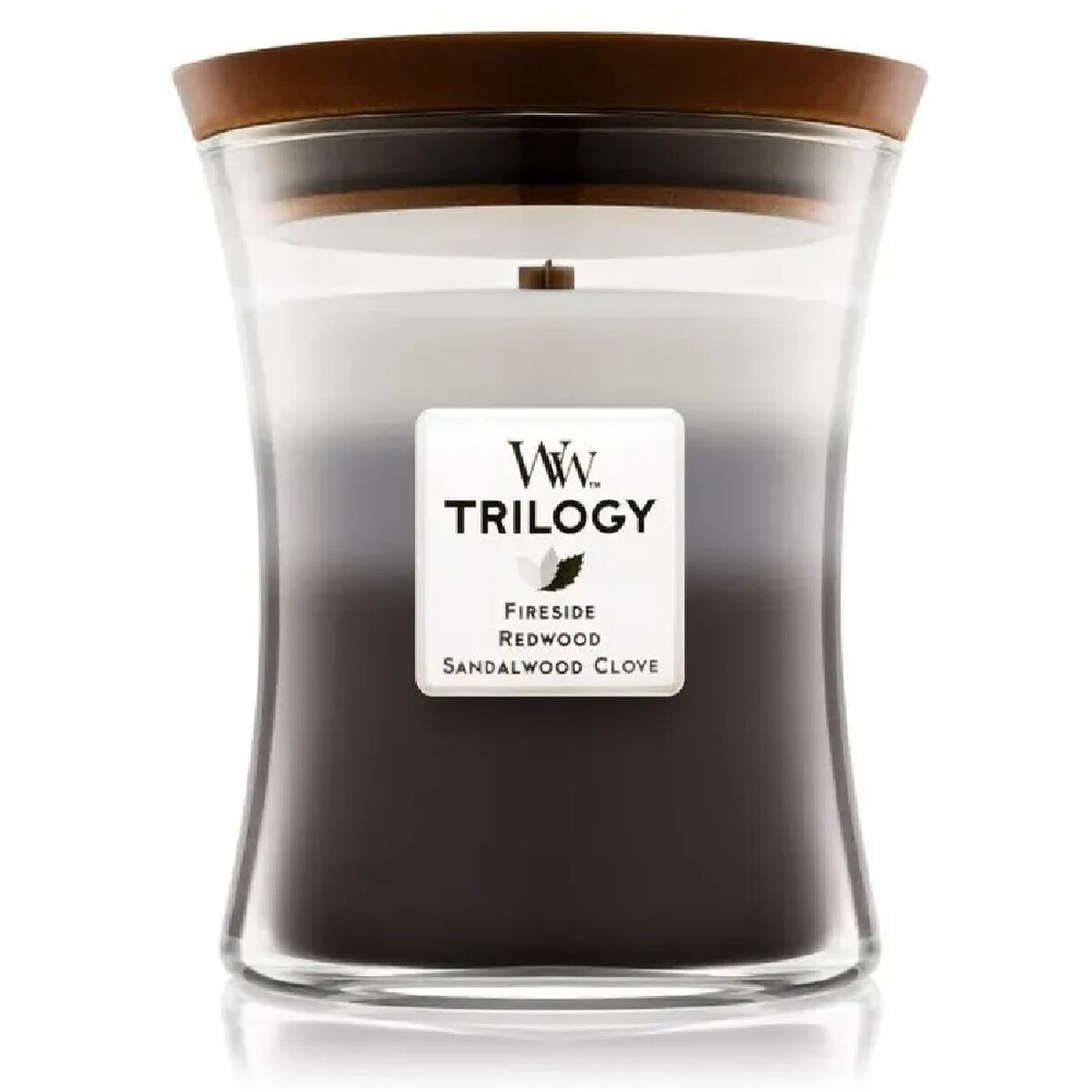 Scented Candle Woodwick Trilogy Medium Hourglass Candles