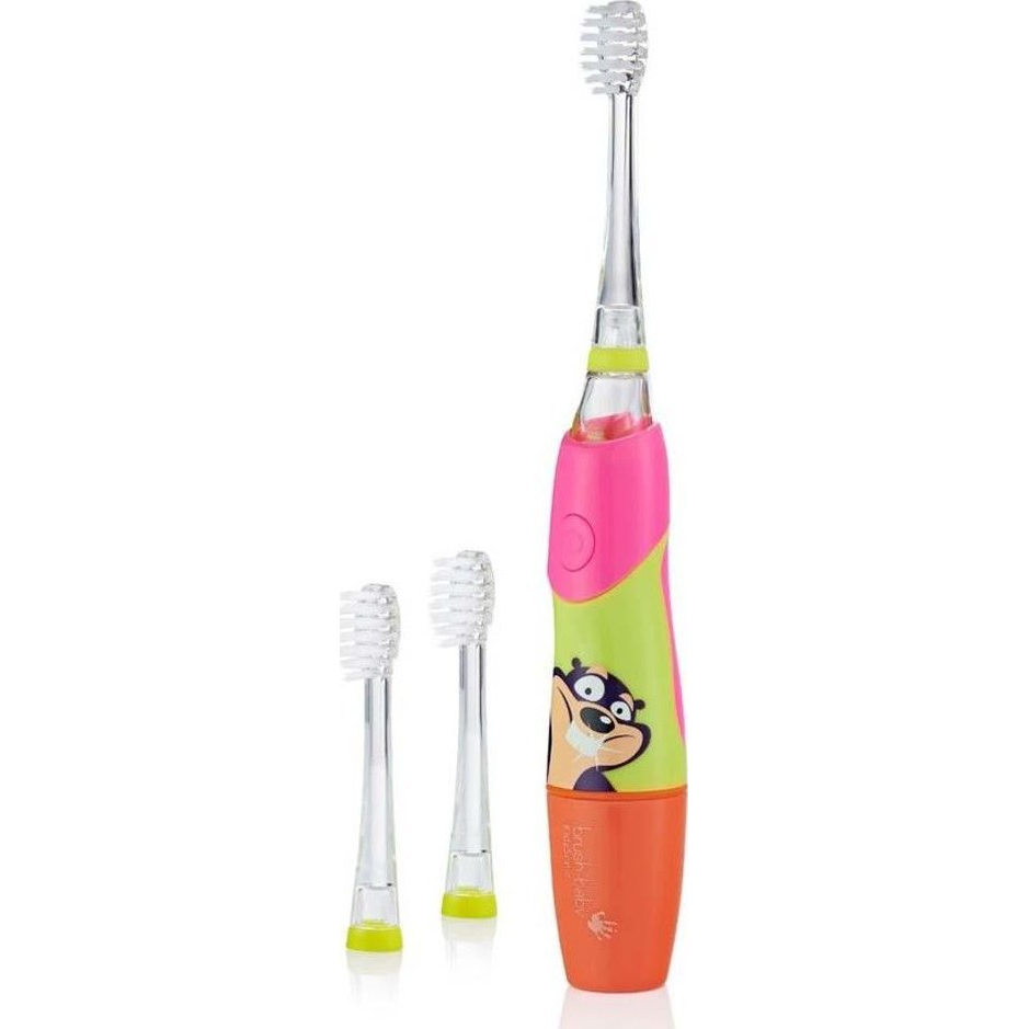 Szczoteczka Brush-baby KIDZSONIC Pink/Orange (5060178100501)