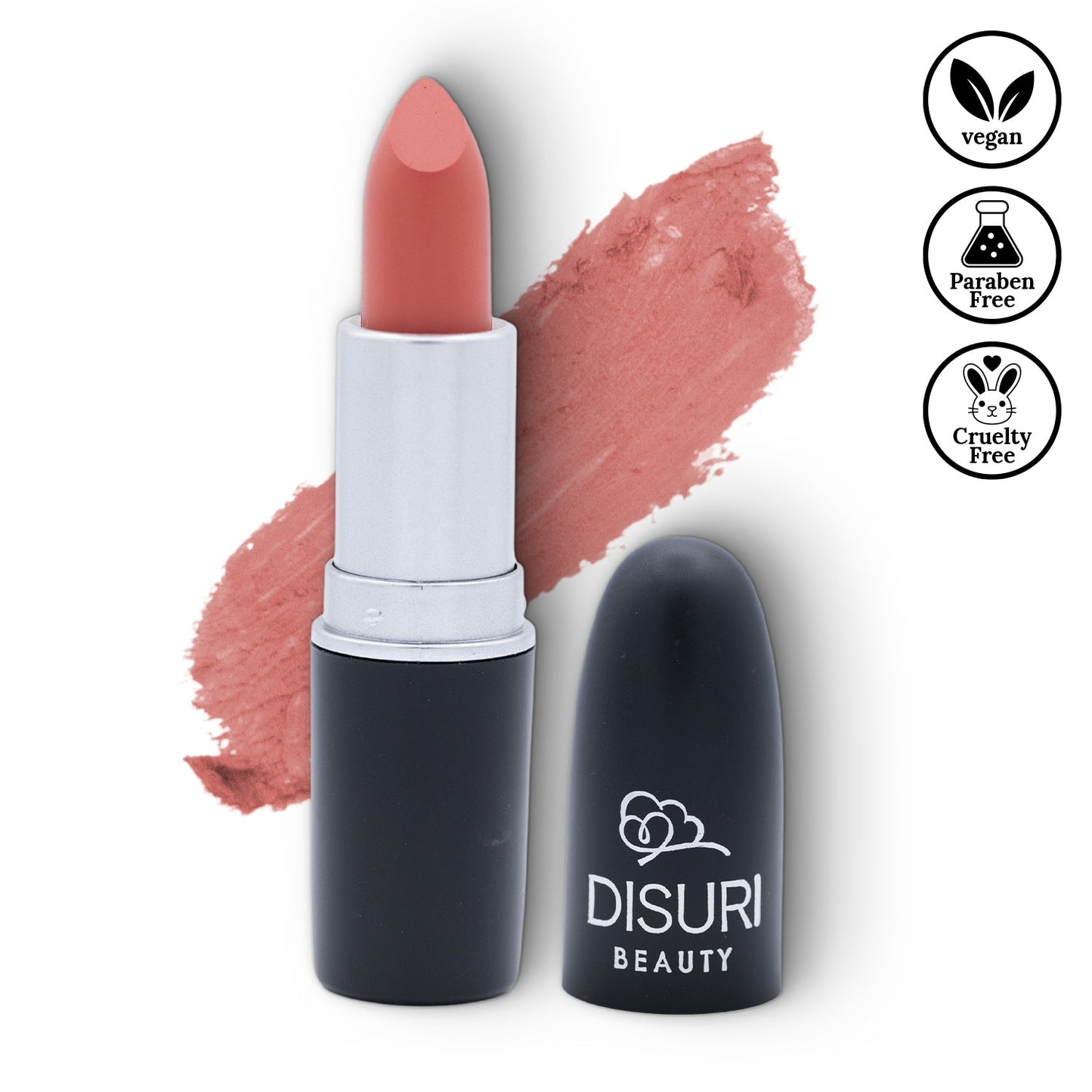 DISURI Beauty Vegan & Cruelty-Free Matte Bullet Lipstick - Daring Desire #04