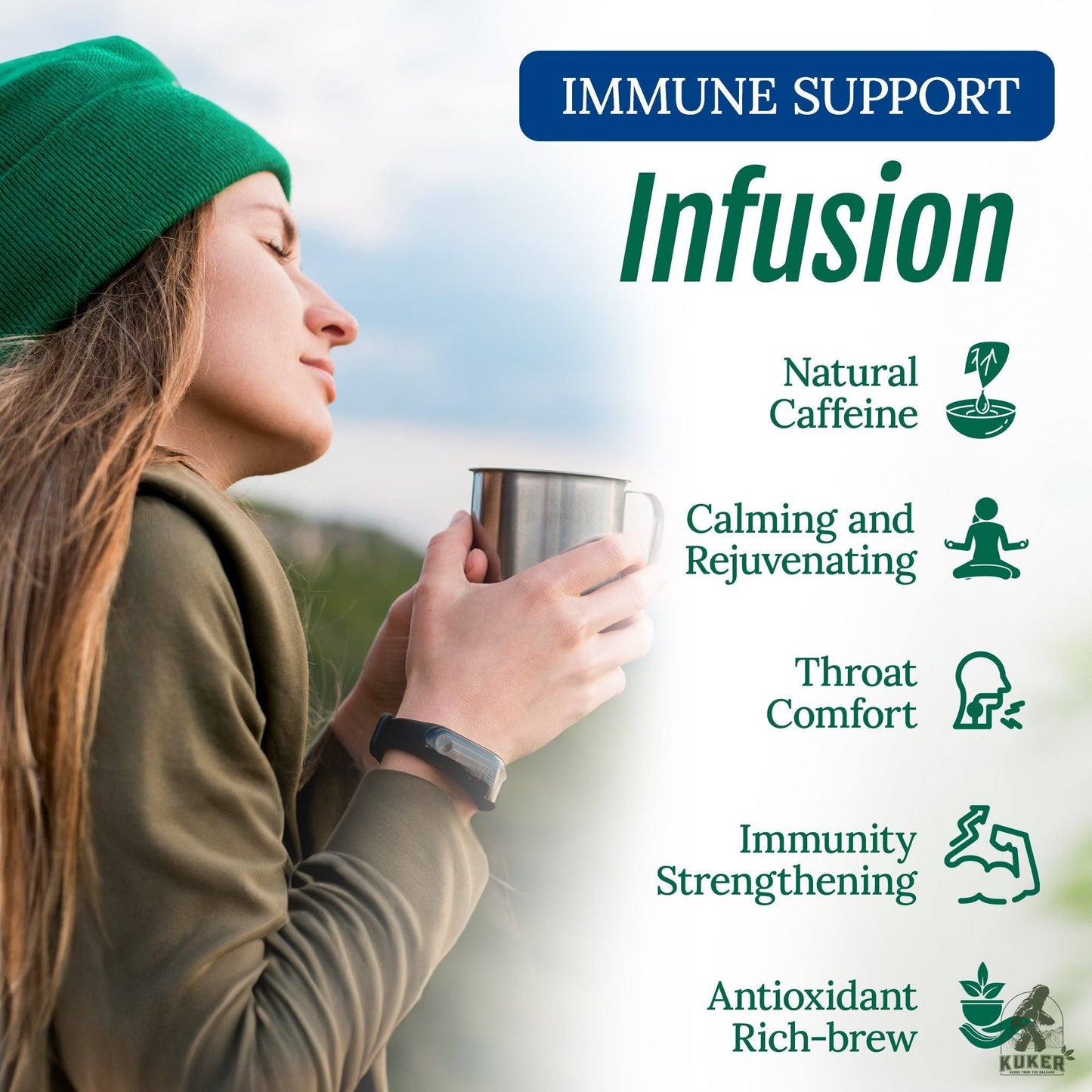 KUKER® Bronchial Tea 20 Tea Bags | 40g