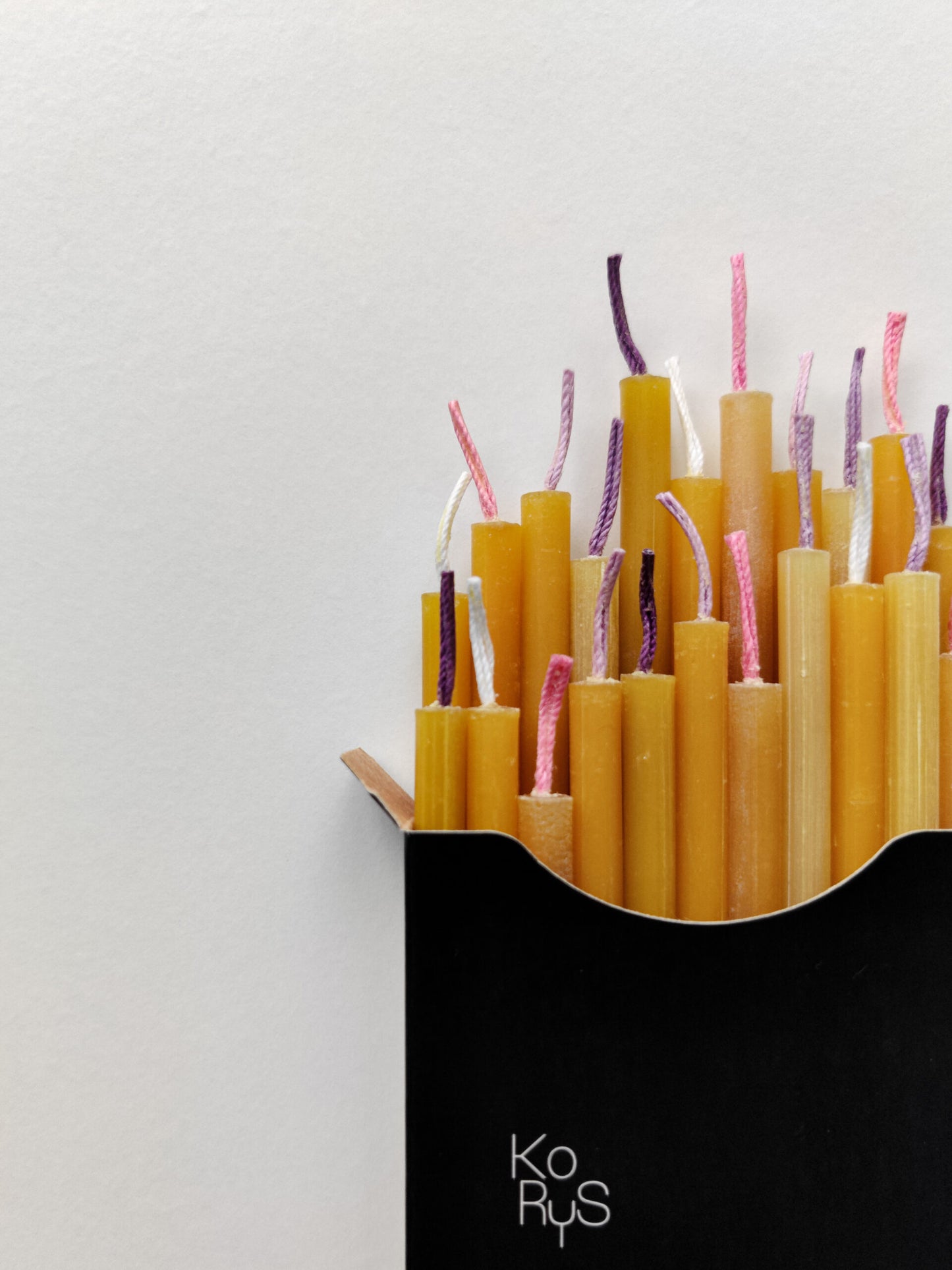 Beeswax Birthday Candles