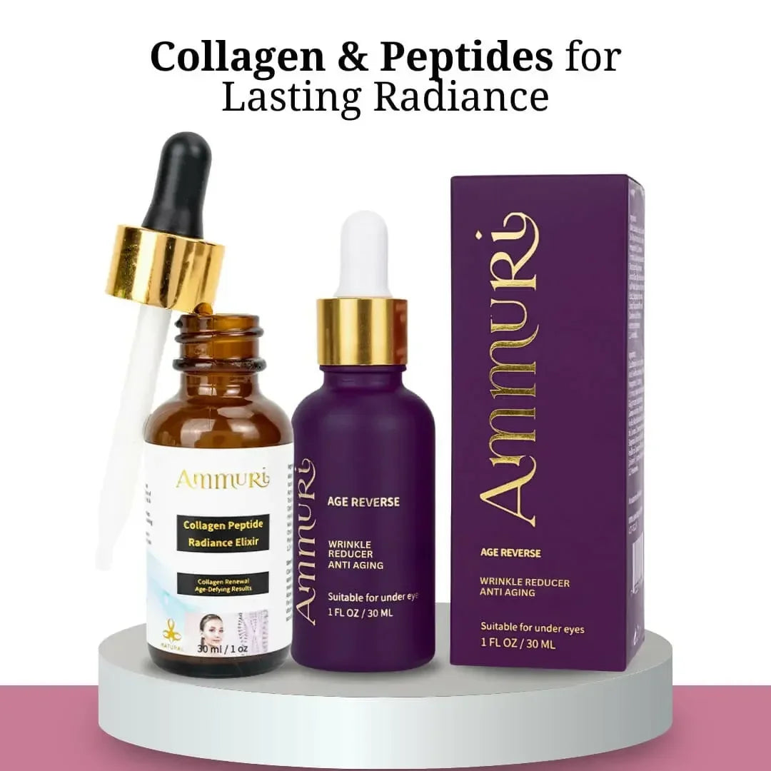 Ammuri Beauty Collagen Peptide Skincare Elixir Set