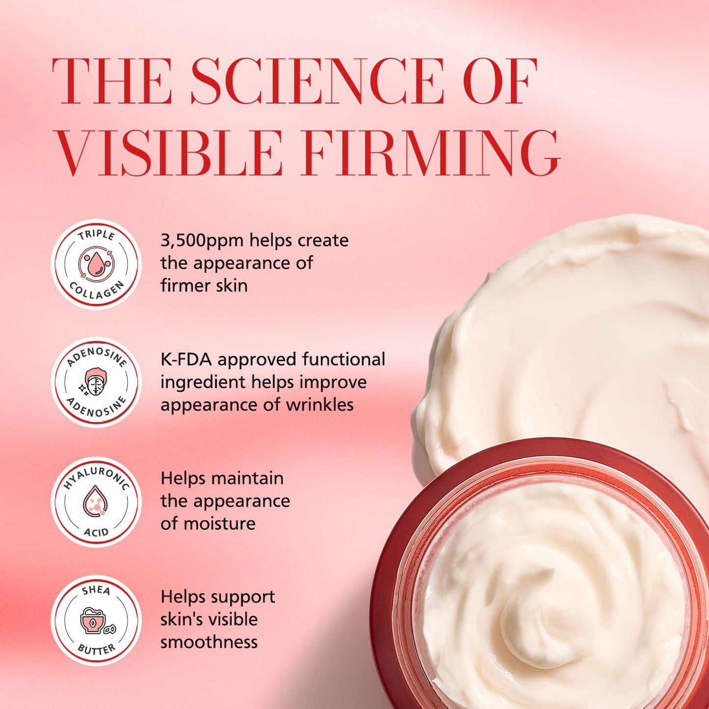 DISURI Beauty Triple Collagen Firming Cream – Firming, Smoothing & Hydrating Treatment (Made in Korea)