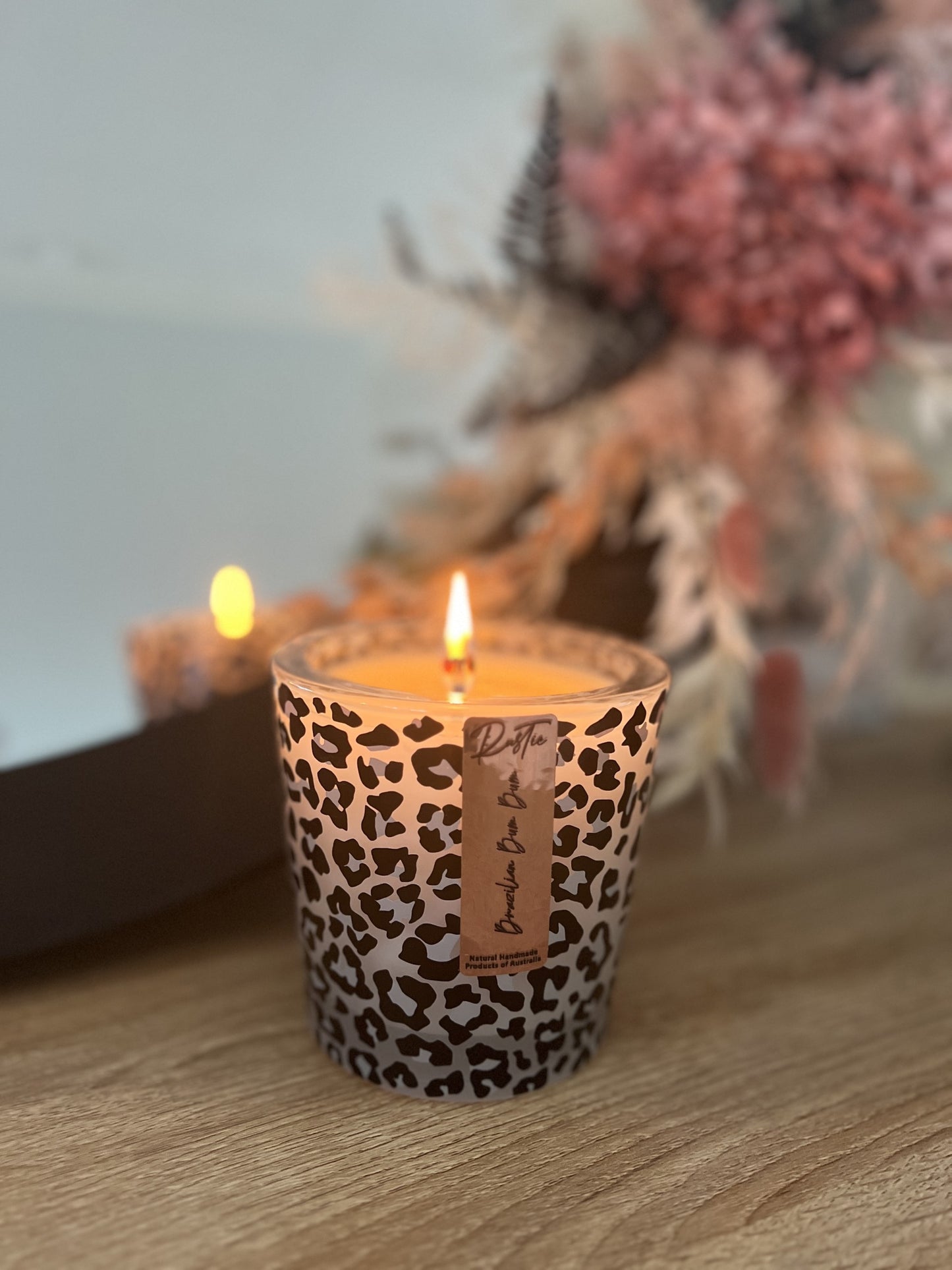Leopard Print Candles - 350ml