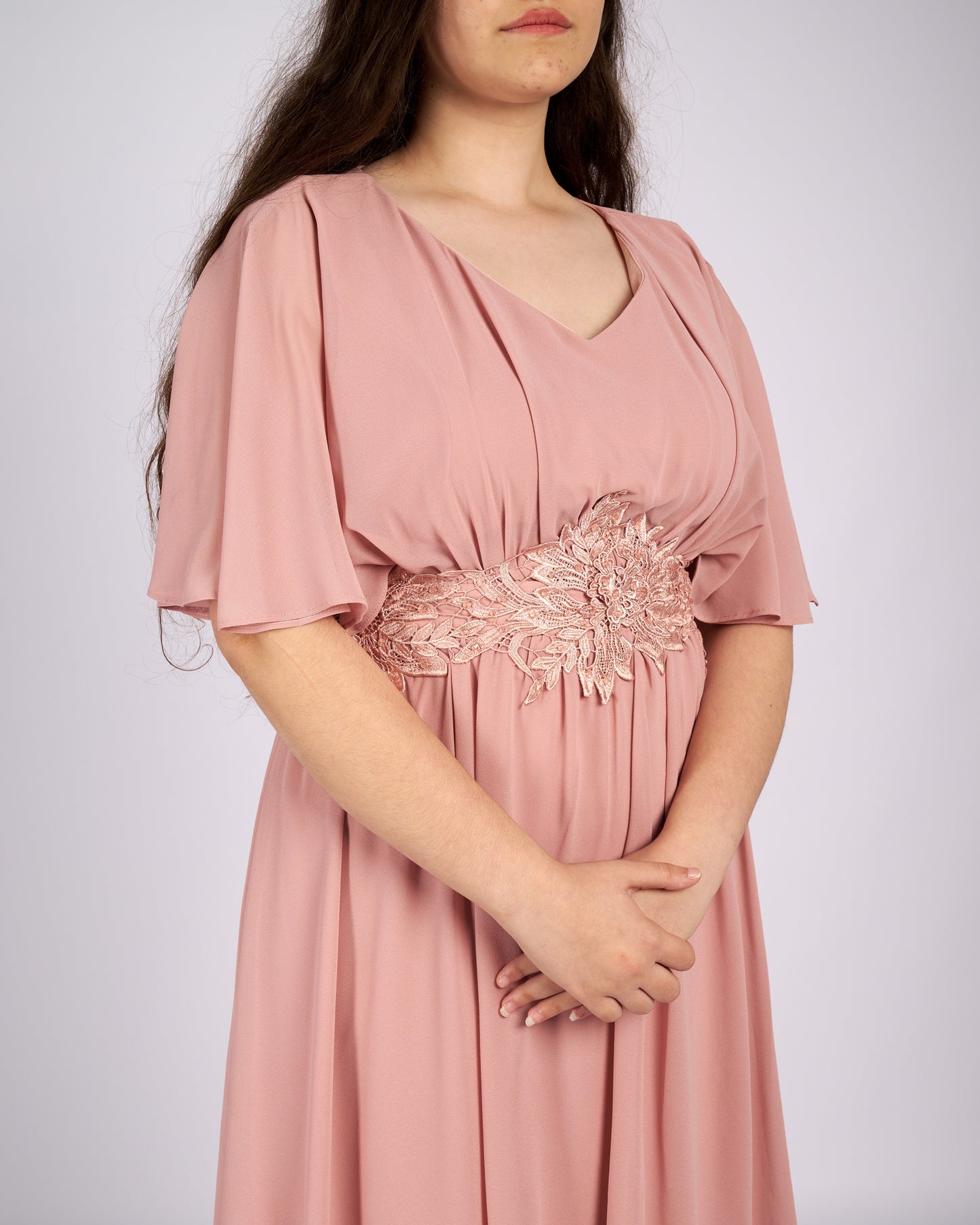 Dorothy Pink Flare Chiffon Dress "evening dresses"