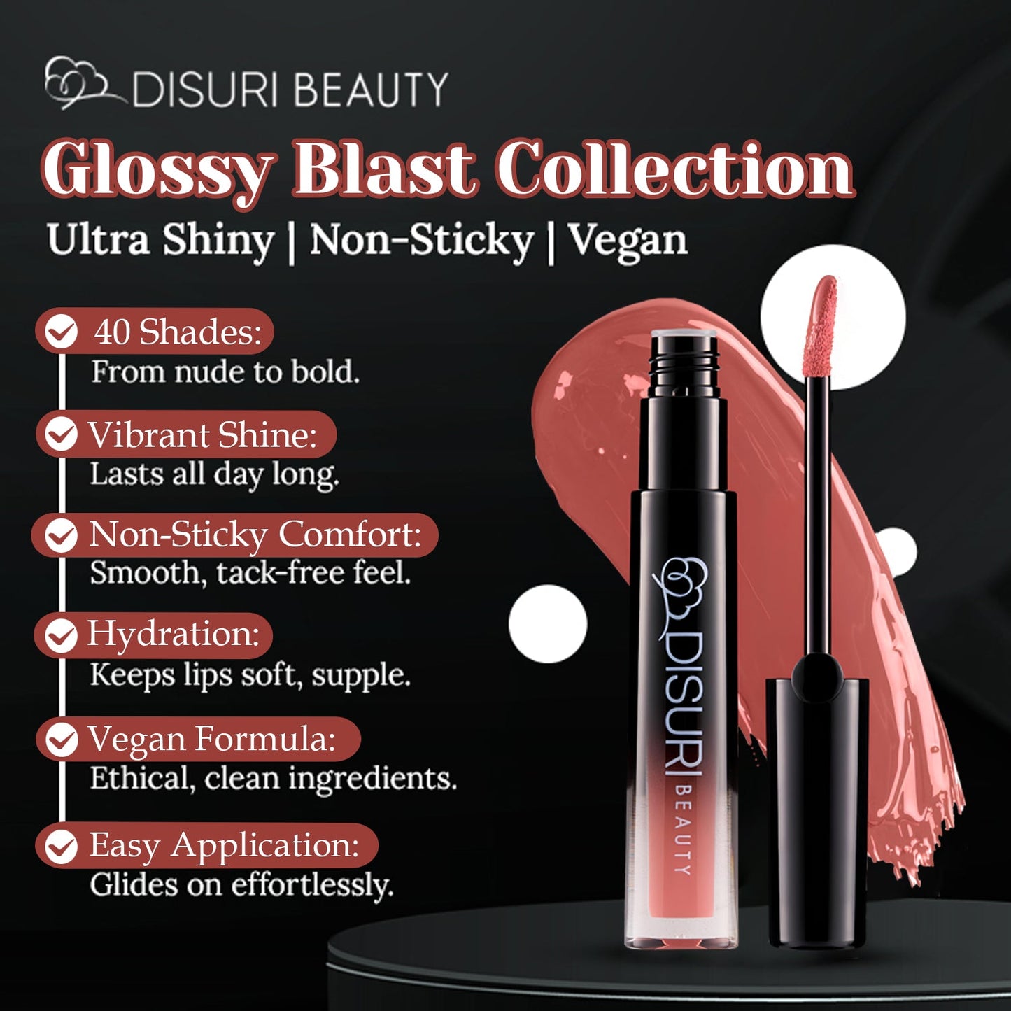 DISURI Beauty Glossy Blast Lip Gloss - I Used to Love Him