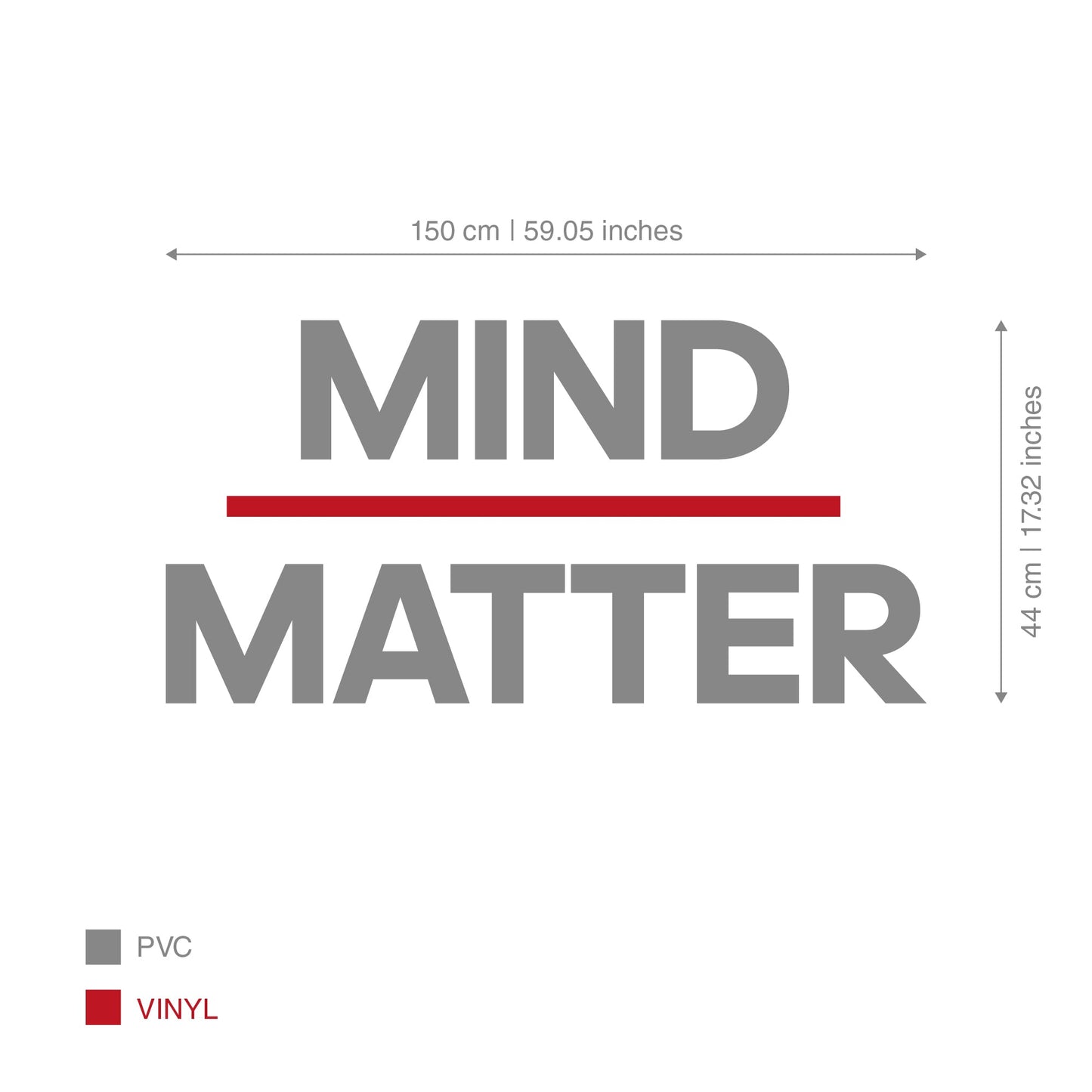 Mind Matter - 3D Gym Decor