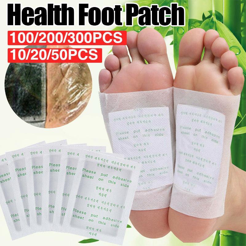 10-50Pcs Natural Plant Detox Foot Patches with Sticky Adhesives