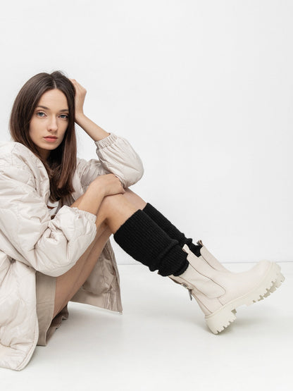 Women's leather shoes