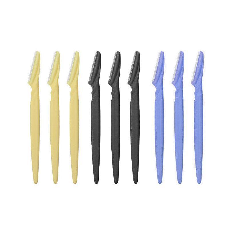 3Pcs Facial Eyebrow Razor Trimmer Shaper Shaver Blade Knife Hair Remover Inkle