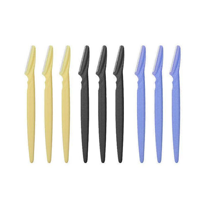 3Pcs Facial Eyebrow Razor Trimmer Shaper Shaver Blade Knife Hair Remover Inkle