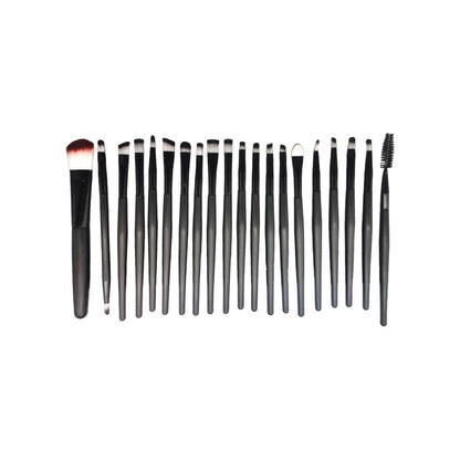 20 Pcs Makeup Brush Set Eyeshadow Eyebrow Powder Foundation Contour Lip Brushes