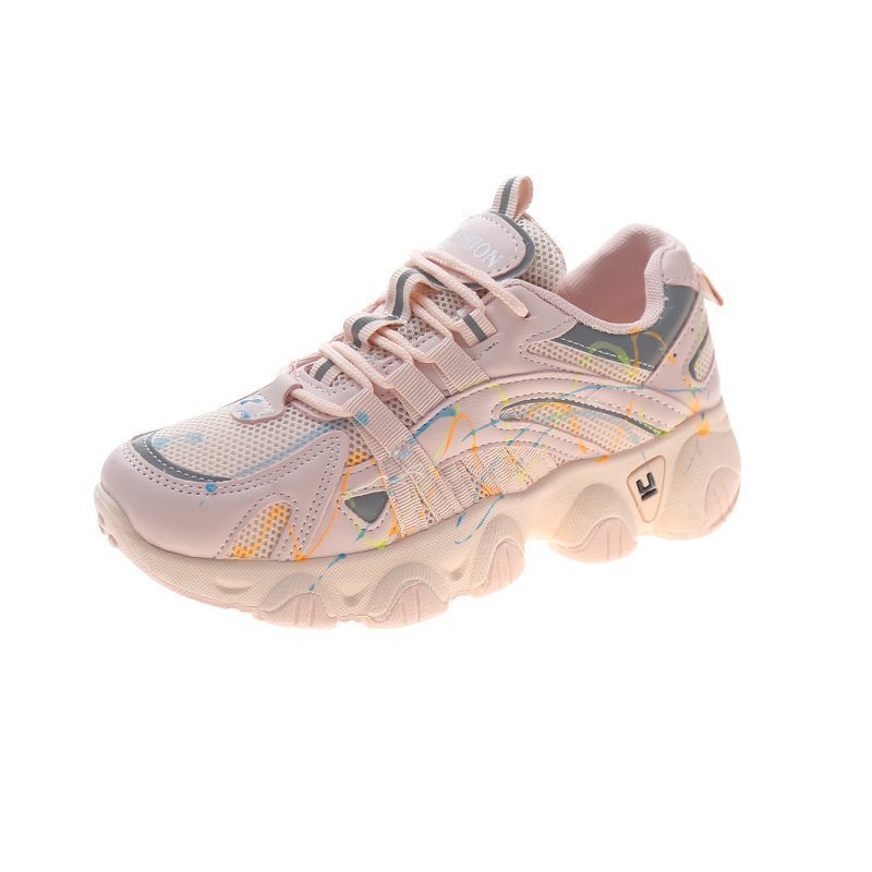 Luminous super fire daddy shoes women trend sneakers