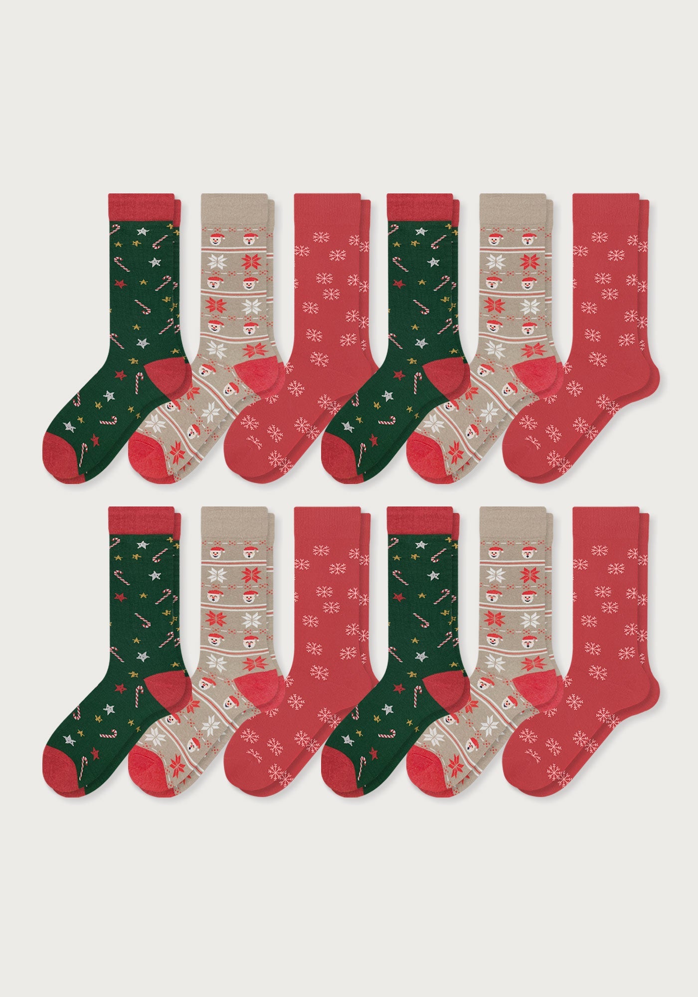 Media Navideña Casual Unisex