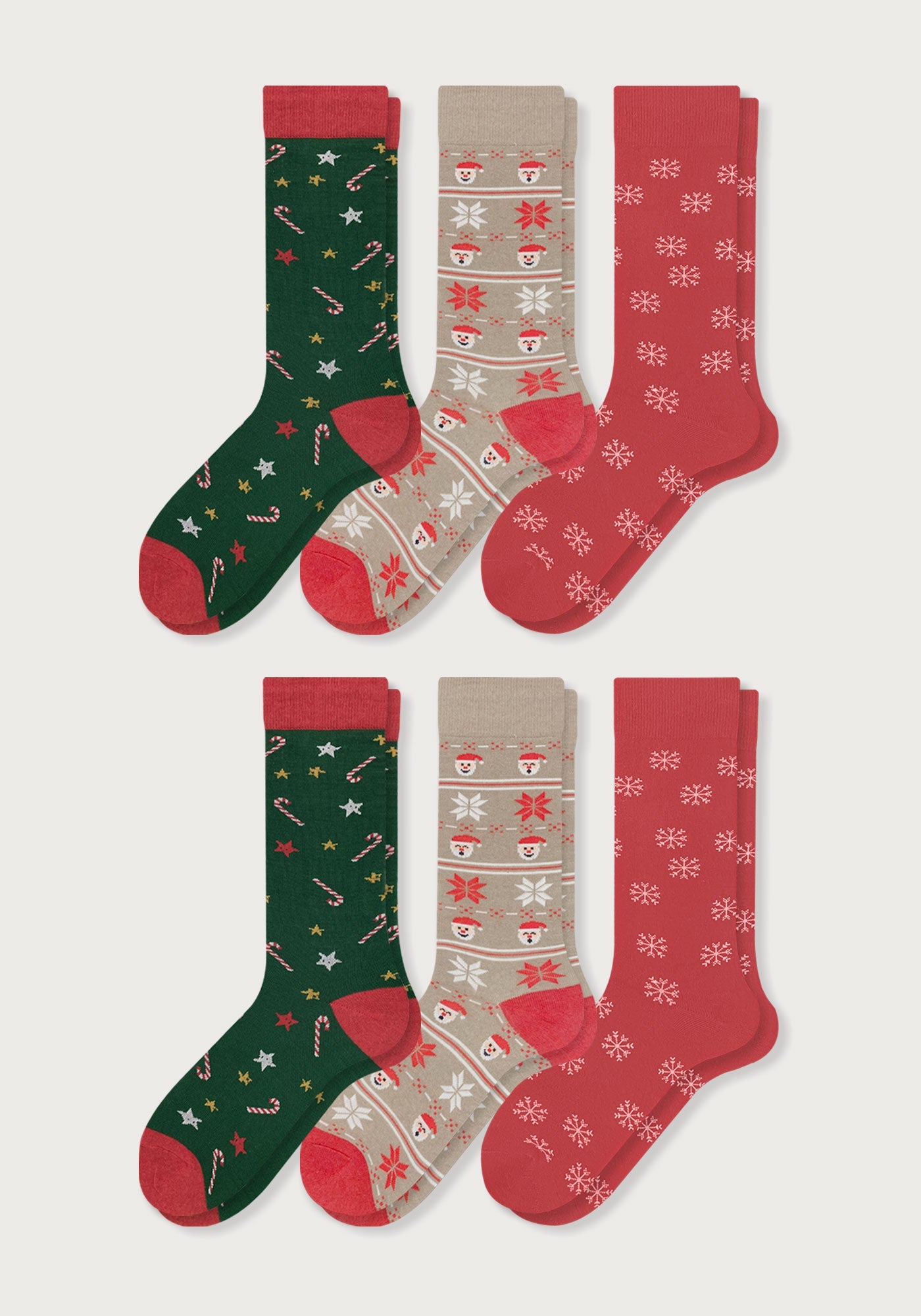 Media Navideña Casual Unisex