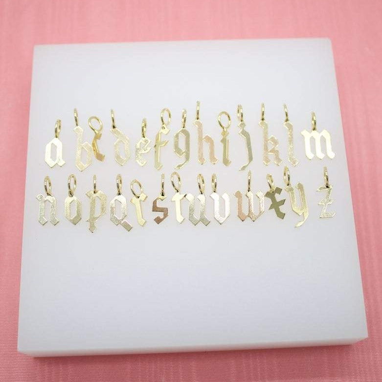 Gothic Letter Pendant