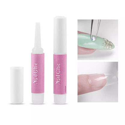 Nail Glue Adhesive 2g for Fake Nails Tips Acrylic Nail Art Strong Bond 2 to 50PCS