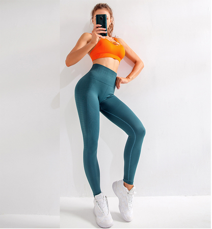 Seamless Leggings Women Fitness Running Yoga Pants High Waist Tummy Control Push Up Fitness Leggings Sport Gym Tights