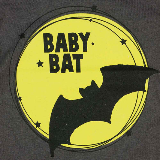 Rövid ujjú baba body "Baby Bat" felirattal