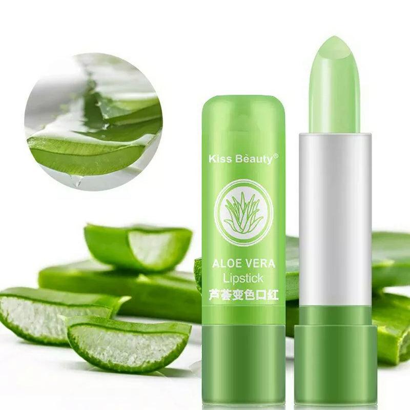 Aloe Vera Lip Colour Changing Lipstick Long Lasting Moisturizing Natural Balm