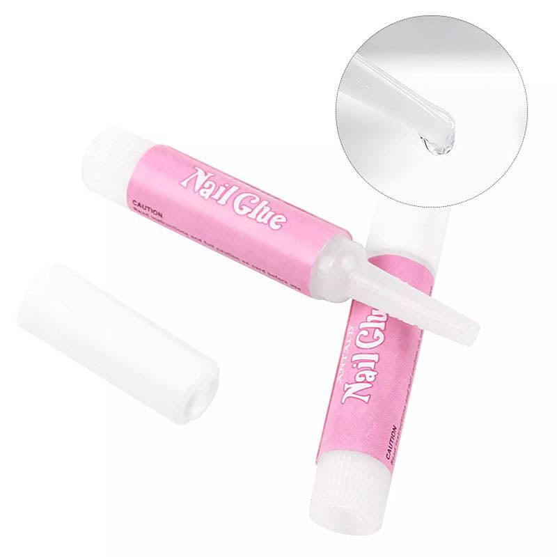 Nail Glue Adhesive 2g for Fake Nails Tips Acrylic Nail Art Strong Bond 2 to 50PCS