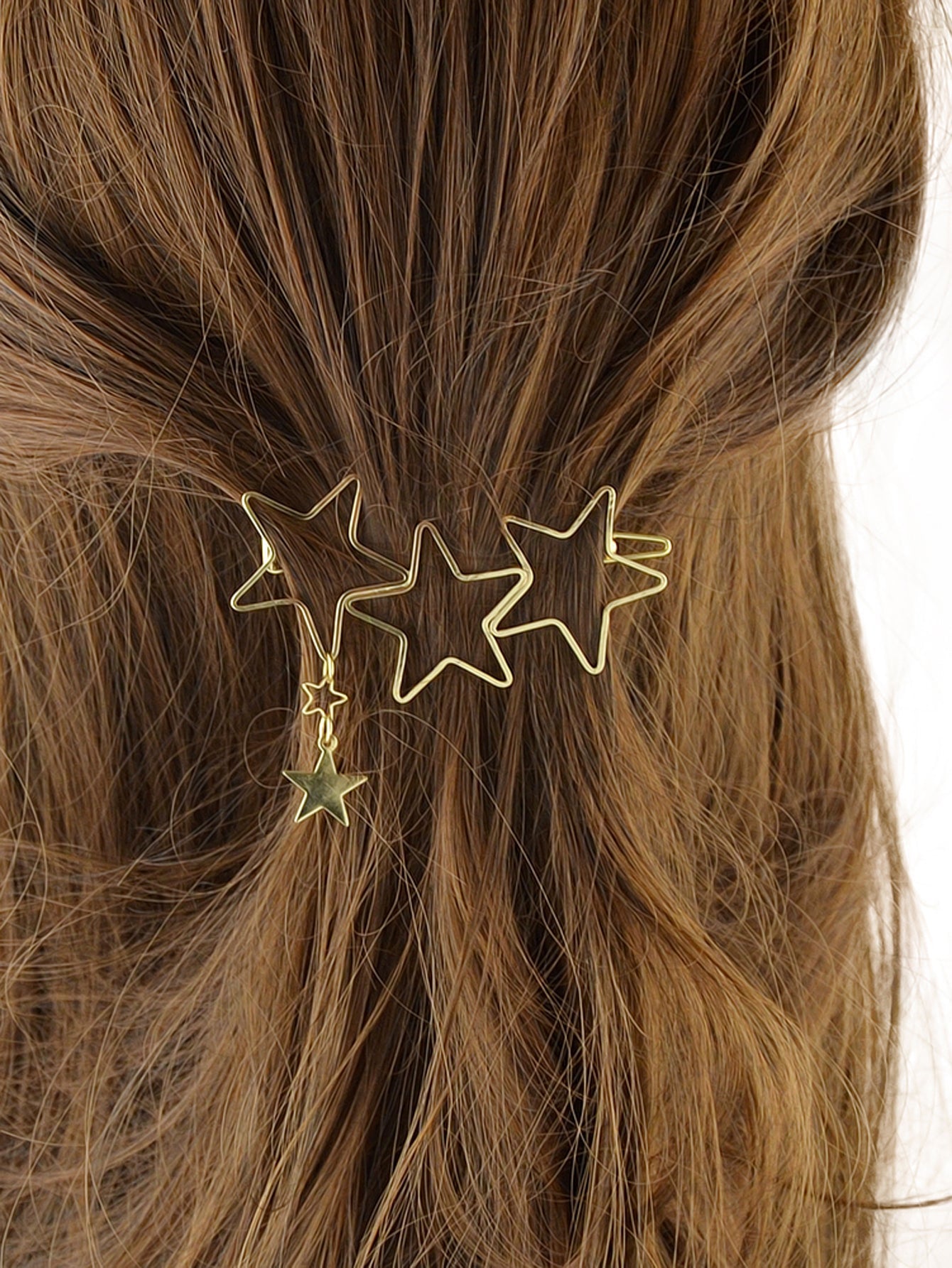 Minimalist Gold Metal Star Hair Clips Barrette Women Fashion Hair Accessories