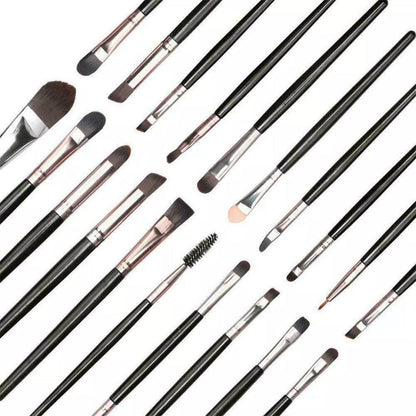 20 Pcs Makeup Brush Set Eyeshadow Eyebrow Powder Foundation Contour Lip Brushes