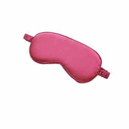 Pure Soft Silk Eyeshade Blindfold Sleep Eye Mask Cover Light Shade Travel Relax