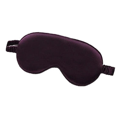Pure Soft Silk Eyeshade Blindfold Sleep Eye Mask Cover Light Shade Travel Relax
