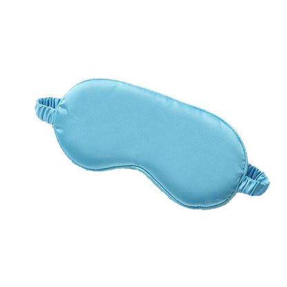 Pure Soft Silk Eyeshade Blindfold Sleep Eye Mask Cover Light Shade Travel Relax