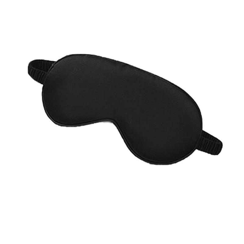 Pure Soft Silk Eyeshade Blindfold Sleep Eye Mask Cover Light Shade Travel Relax