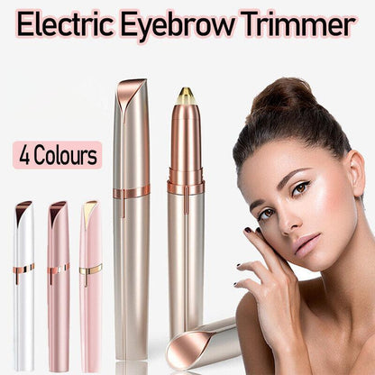 Electric Eyebrow Trimmer Finishing Touch Flawless Brows Hair Remover Led Light