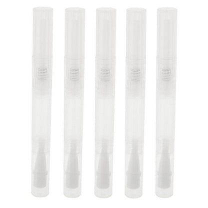 Nail Polish/Cuticle Oil Container Empty Twist Pens With Brushes Travel Portable