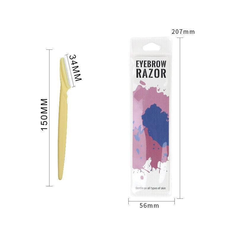 3Pcs Facial Eyebrow Razor Trimmer Shaper Shaver Blade Knife Hair Remover Inkle
