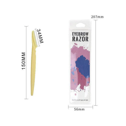 3Pcs Facial Eyebrow Razor Trimmer Shaper Shaver Blade Knife Hair Remover Inkle