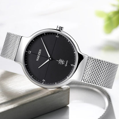 NAKZEN Women Fashion Casual Ultra Thin Quartz Watches Top Brand Luxury Waterproof Ladies Female Wrist Watch Relogio Masculino