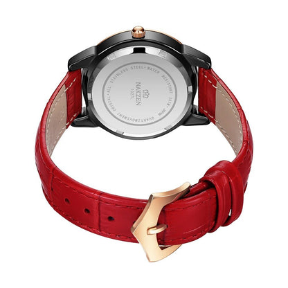 NAKZEN Women Watches Waterproof Black Ceramic Leather Luxury Fashion Ladies Quartz Watch Relogio Feminino Montre Femme