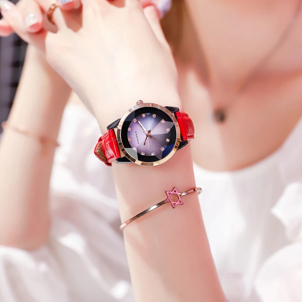 NAKZEN Women Watches Waterproof Black Ceramic Leather Luxury Fashion Ladies Quartz Watch Relogio Feminino Montre Femme