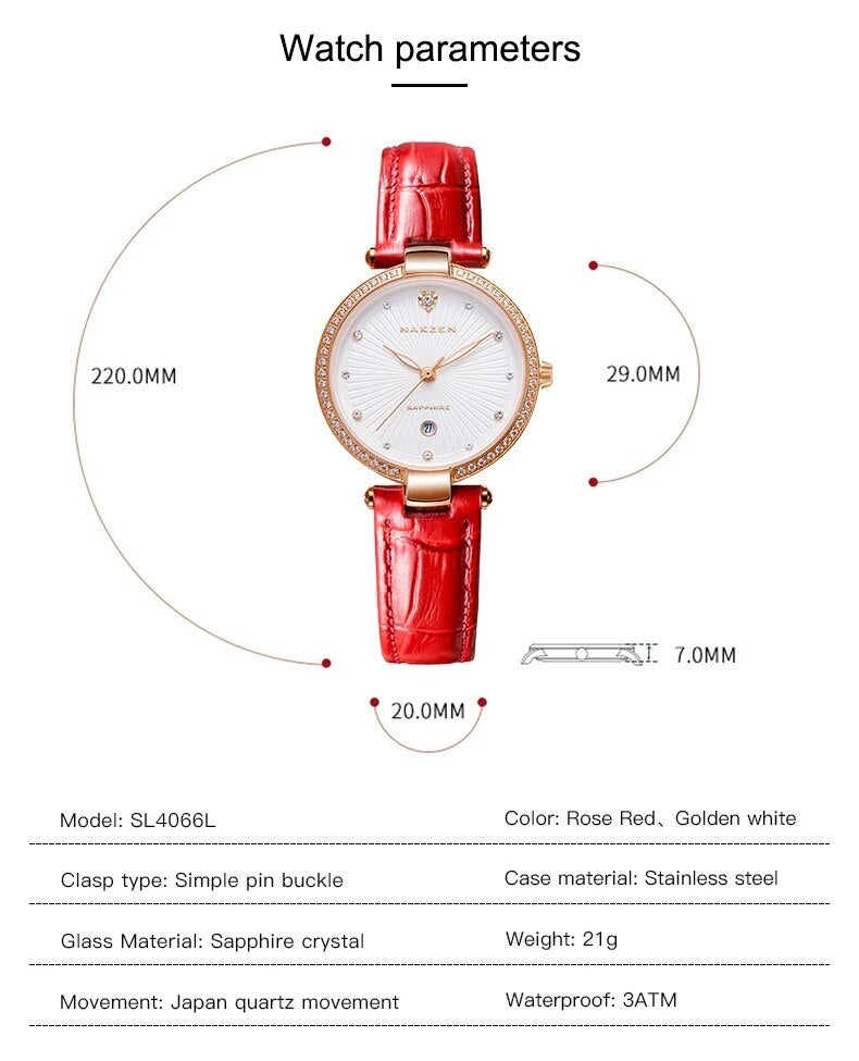 Fashion Women Watches 2021 New Leather Minimalist Watch Ladies Quartz Japan Movement Dress Wrist Watch Clock Montre Femme