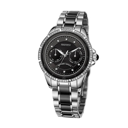NAKZEN Women Fashion Ceramic Quartz Watch Ladies Casual Dress Diamond Watches Luxury Brand Wristwatches Feminino Montre Relogio