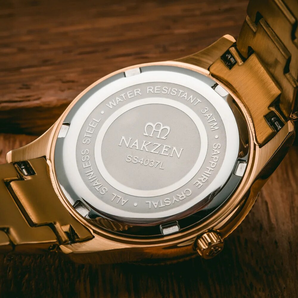 NAKZEN Brand Luxury Gold Bracelet Women Quartz Watch Ladies Fashion Dress Jewelry Gifts Wristwatch For Girls Female Clock 2018