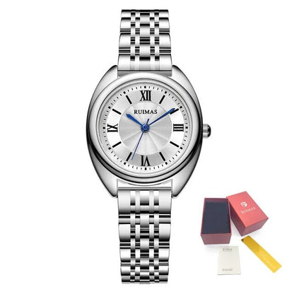 RUIMAS Luxury Women Watch Fashion Ladies Quartz Watches Waterproof Stainless Steel Casual Business Wrist Watch Female Clock 593