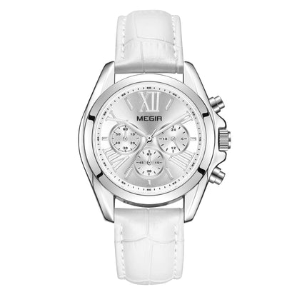 MEGIR Watch for Women Top Brand Luxury Ladies Fashion Wristwatch Leather Waterproof Elegant Dress Quartz Female Clock 2114