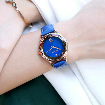 MEGIR Fashion Watch for Women Luxury Leather Casual Simple Quartz Wristwatch Waterproof Ladies Dress Clock Relogio Feminino