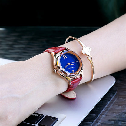 MEGIR Fashion Watch for Women Luxury Leather Casual Simple Quartz Wristwatch Waterproof Ladies Dress Clock Relogio Feminino