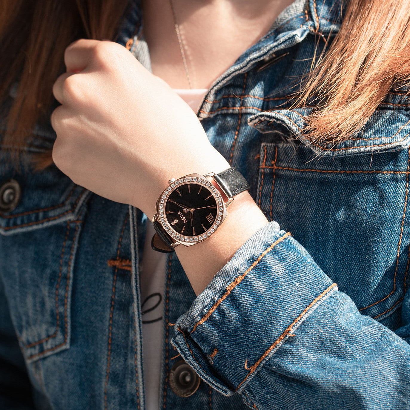 MEGIR Fashion Women Watch Luxury Diamond Leather Ladies Bracelet Watch Female Quartz Wristwatches Dress Clock Relogio Feminino