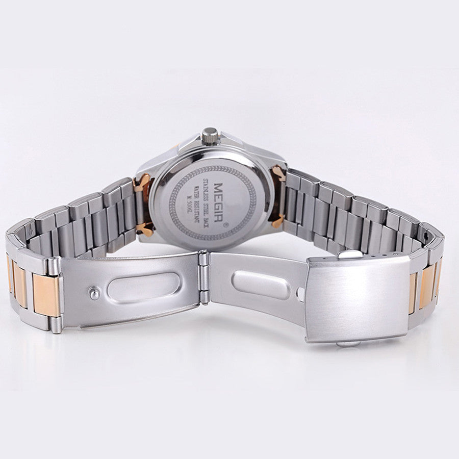 MEGIR Luxury Women Bracelet Watches Top Brand Fashion Ladies Quartz Watch Waterproof Elegant Female Wristwatch Dress Clock 5006L